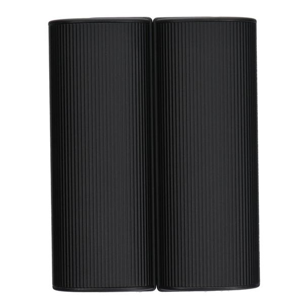 Powerbank Veger (W0587) 2,4A 2 szt 2 x 5000 mAh z podgrzewaczem do rąk czarno srebrny