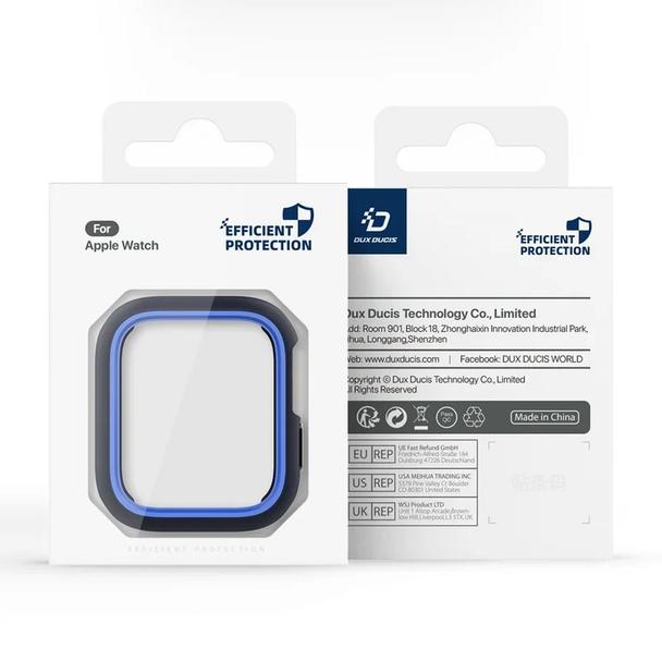 DUX DUCIS futerał BAMO do Apple Watch serii 10 46 mm czarno niebieski