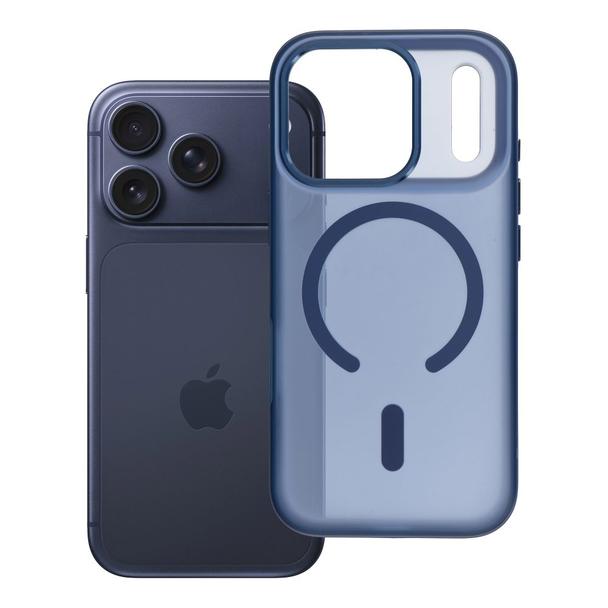 Futerał do iPhone 17 PRO Flexline Mag Cover zgodny z MagSafe granatowy