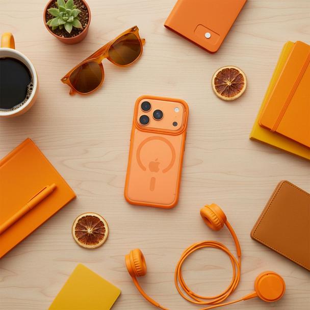ROAR futerał MAG BUMPER kompatybilny z MagSafe do IPHONE 15 Pro pomarańczowy