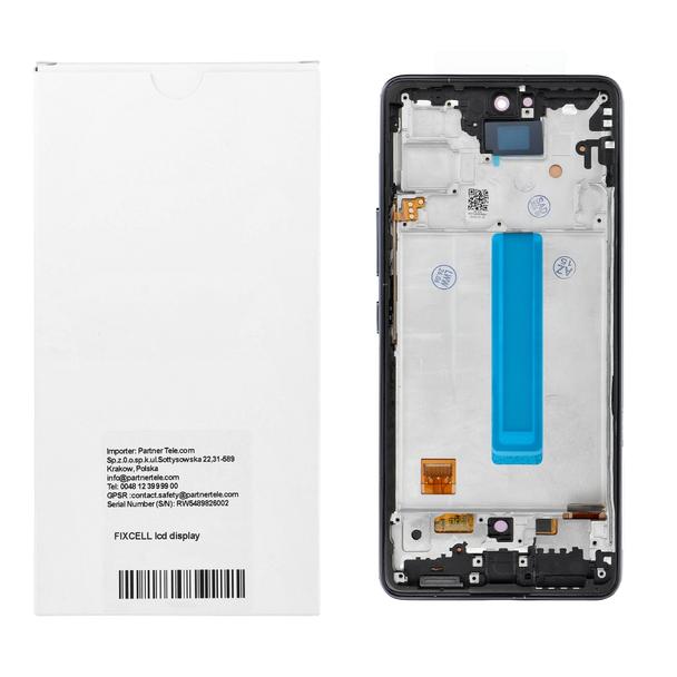 REWA wyświetlacz LCD do SAMSUNG A53 5G OLED czarny z ramka
