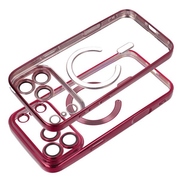 Etui na iPhone 18 Pro / 17 Pro Electro Mag Cover zgodne z MagSafe burgundowy