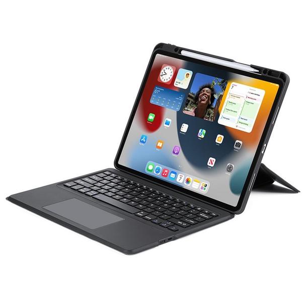 DUX DUCIS etui DK składane z klawiaturą bezprzewodową do iPad Air 13 (2024)/Pro 12.9 (2020/2021/2022) czarne