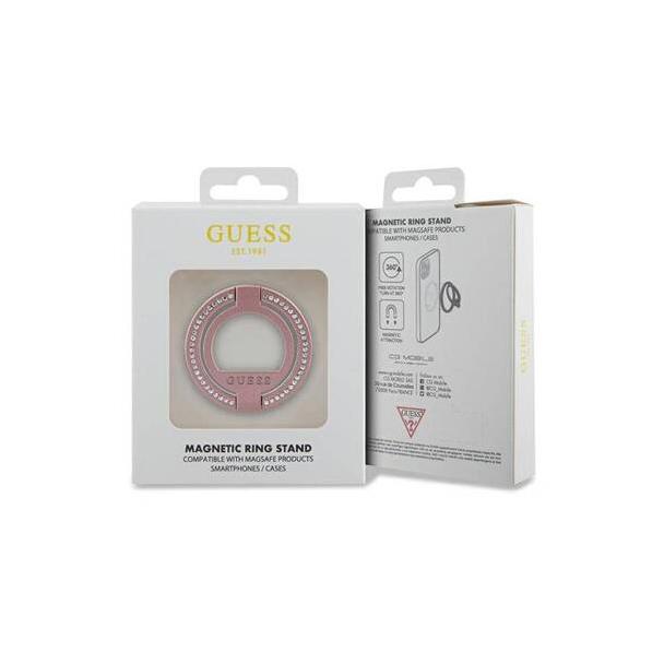 GUESS ring stand GUMRSALDGP (Rhinestones) różowy