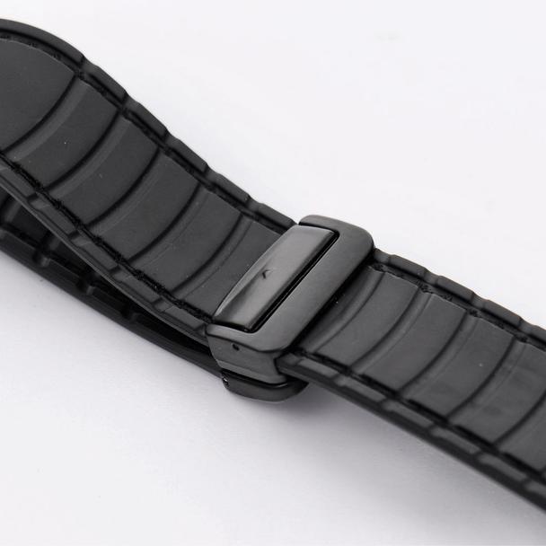 Pasek do zegarka 22 mm Titmo Strap S5 ekoskóra czarny