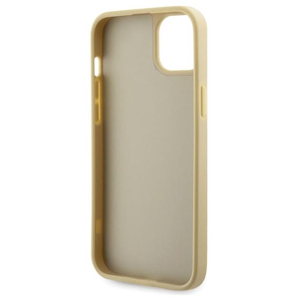 GUESS futerał do IPHONE 13 / 14 / 15 GUHCP14SHDGTPD (Rhinestone Triangle) złoty