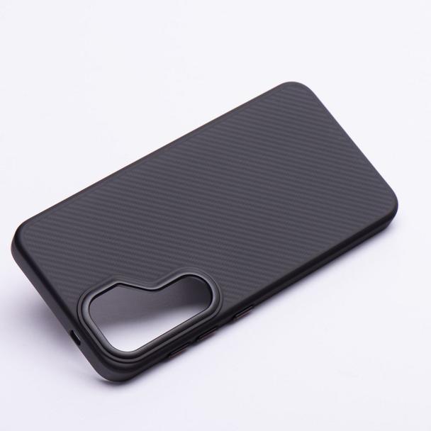 Etui na Samsung S25 PLUS Carbon Elite Mag Cover zgodny z MagSafe czarny