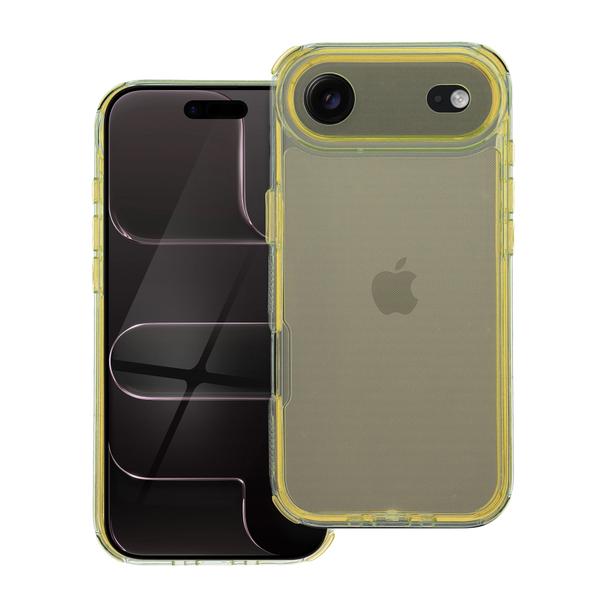 Futerał do iPhone 17 AIR Matrix Clear żółty