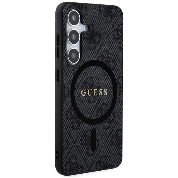 GUESS futerał do SAMSUNG S24 kompatybilny z MagSafe GUHCS24SGF4GGR (4G Ring classic logo) czarny
