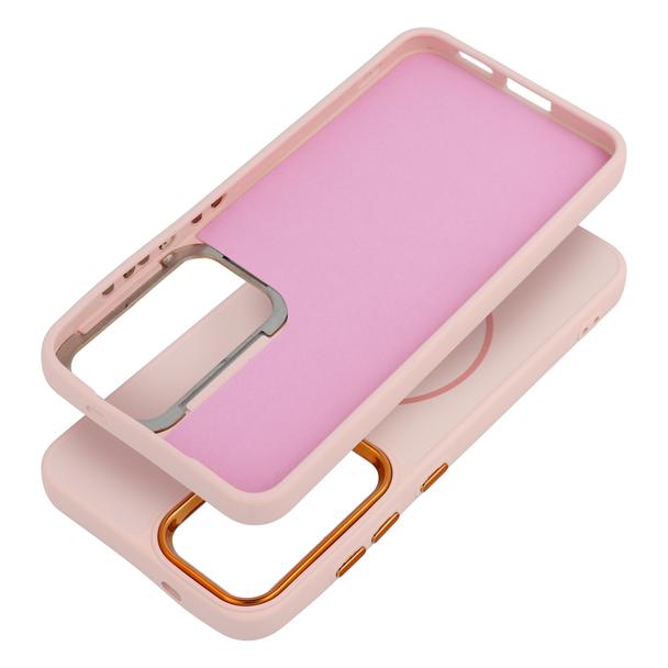 Futerał do Samsung S26 Frame Mag Cover zgodny z MagSafe pudrowy róż