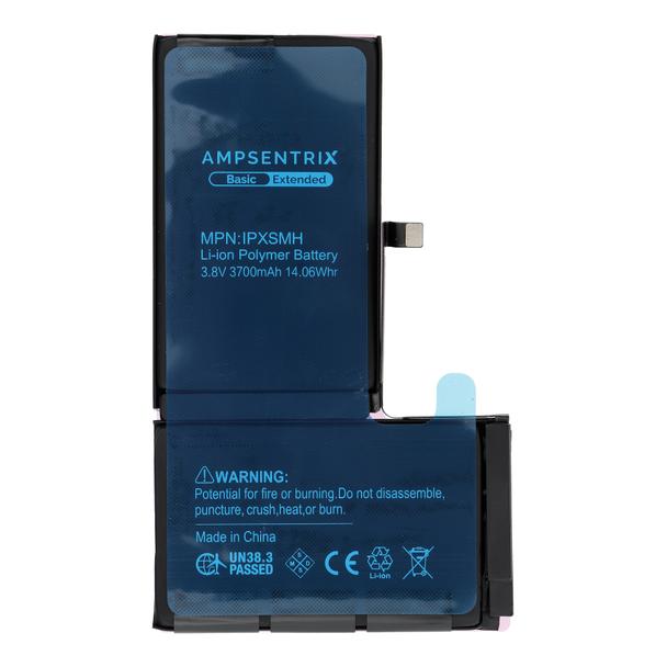 AmpSentrix Basic bateria do iPhone XS Max (zwiększona pojemność 3700 mAh)
