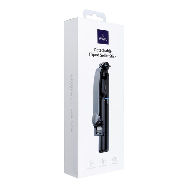 WiWU - Selfie stick Wi-SE001 z funcją tripoda i odczepianym uchwytem