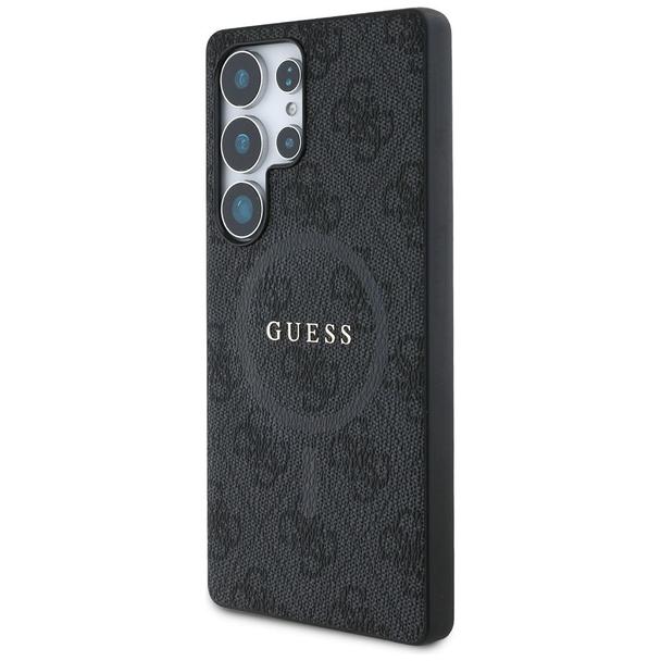 GUESS futerał do SAMSUNG S25 Ultra GUHMS25LG4GFRK (Magnetic PU 4G Ring Classic Logo) czarny