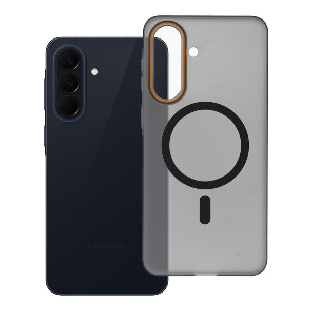 Etui na Samsung A57 Go Orange zgodne z MagSafe czarne