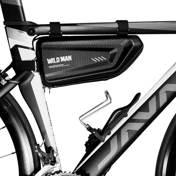 WILDMAN sakwa rowerowa pod ramę na zamek E4 1,5L ( 4" - 7" ) czarna