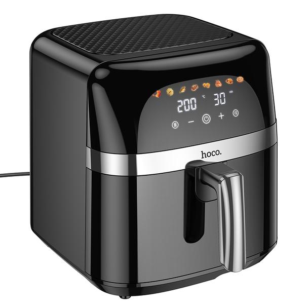 Frytkownica beztłuszczowa Air Fryer Hoco z ekranem dotykowym 8L 1700W HE20 czarna