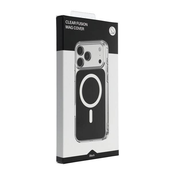 Futerał do iPhone 15 PRO MAX Clear Fusion Mag Cover zgodny z MagSafe czarny