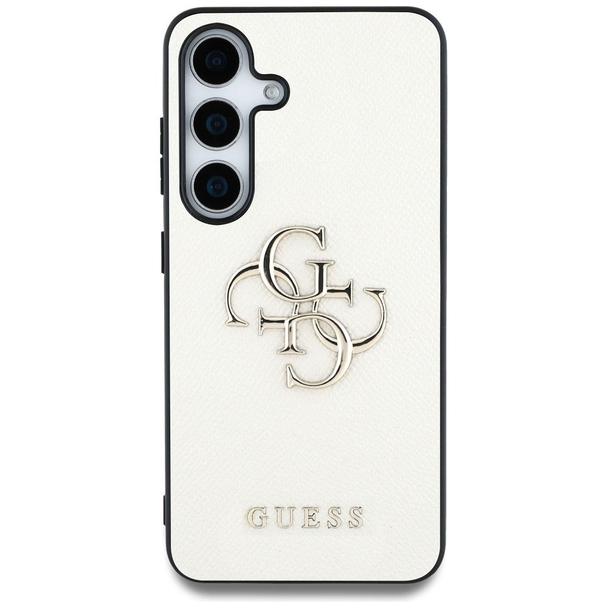 GUESS futerał do SAMSUNG S25 GUHCS25SPGT4MBE (PU Grained Big 4G and Classic Logo) beżowy