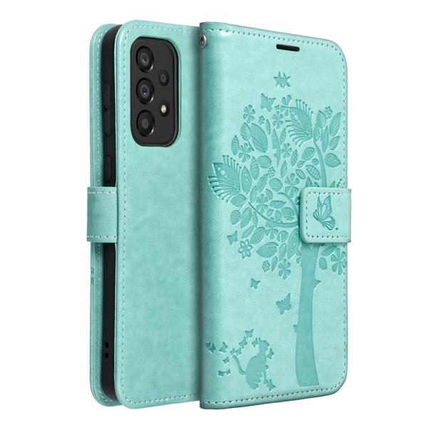 Etui z klapką na Samsung A33 5G Mezzo Book drzewo zielone
