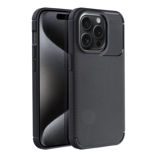 Futerał do iPhone 15 PRO Carbon Premium czarny