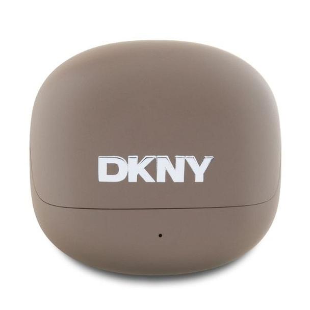 Słuchawki bezprzewodowe douszne Dkny TWS Satiny Finish DKTWST6AEHLW brązowe