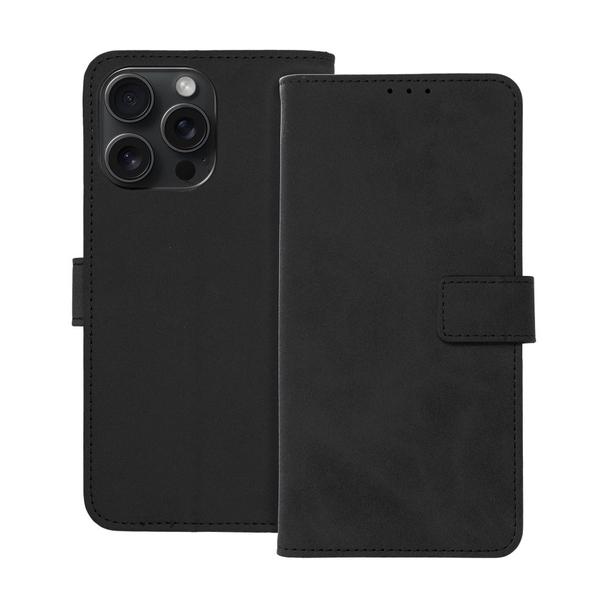 Etui z klapką na iPhone 15 PRO MAX Tender Book czarne