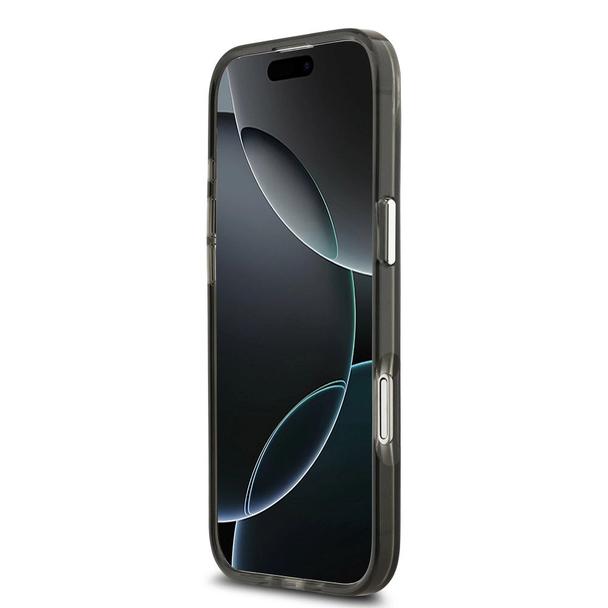 GUESS futerał do IPHONE 17 Air kompatybilny z MagSafe GUHMP17MHGTMLCGK (IML Gradient W/ Triangle Logo) czarny