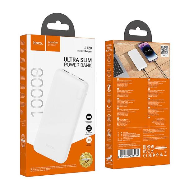 Powerbank Hoco 10000 mAh 2A J128 biały