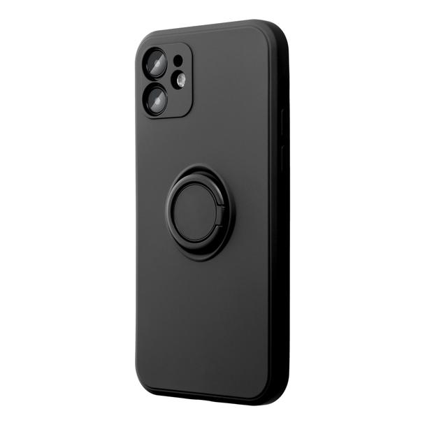 Futerał do Samsung A54 5G Silicone Ring czarny