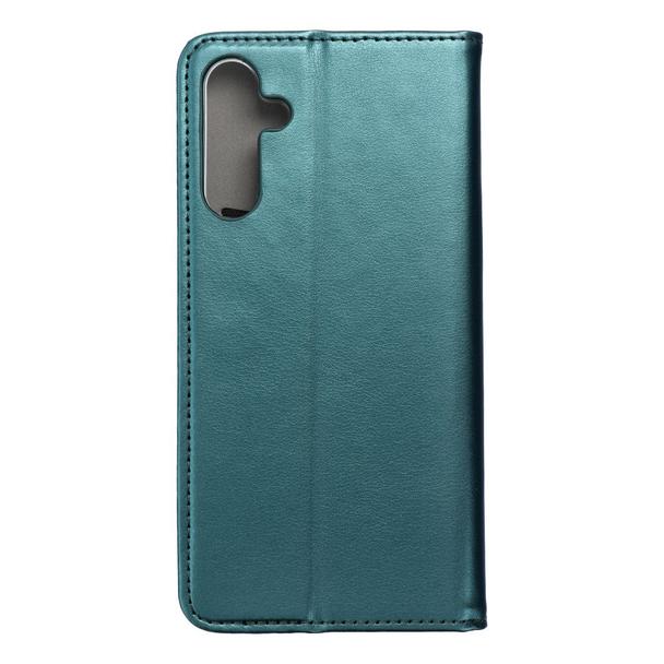 Etui z klapką na Samsung A15 5G Smart Magneto ciemnozielone