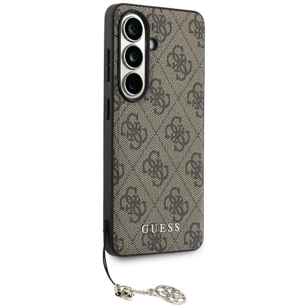 GUESS futerał do SAMSUNG S26 GUHMS26SGF4GBR (PU 4G Classic Logo with Charm) brązowy