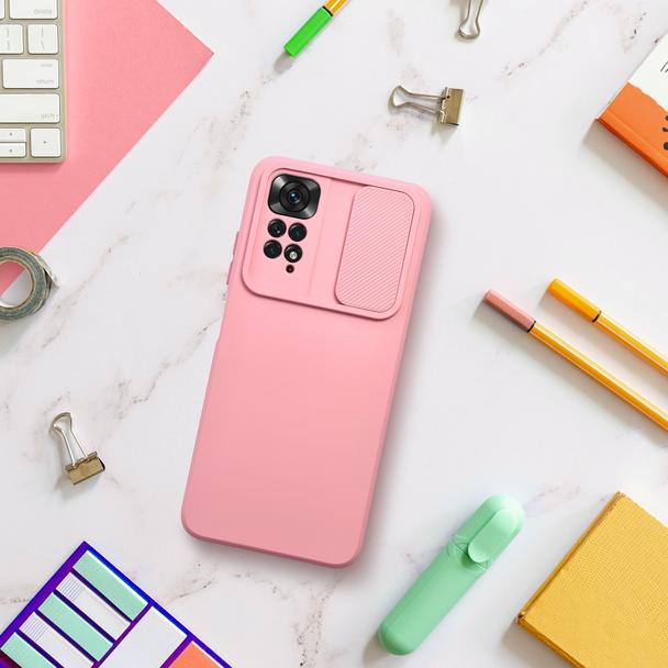 Futerał SLIDE do XIAOMI Redmi 10C jasnoróżowy