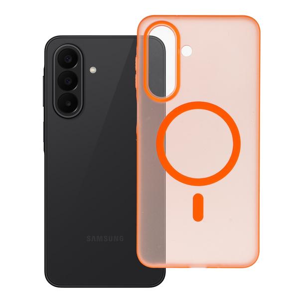 Etui na Samsung A27 Go Orange zgodne z MagSafe pomarańczowe