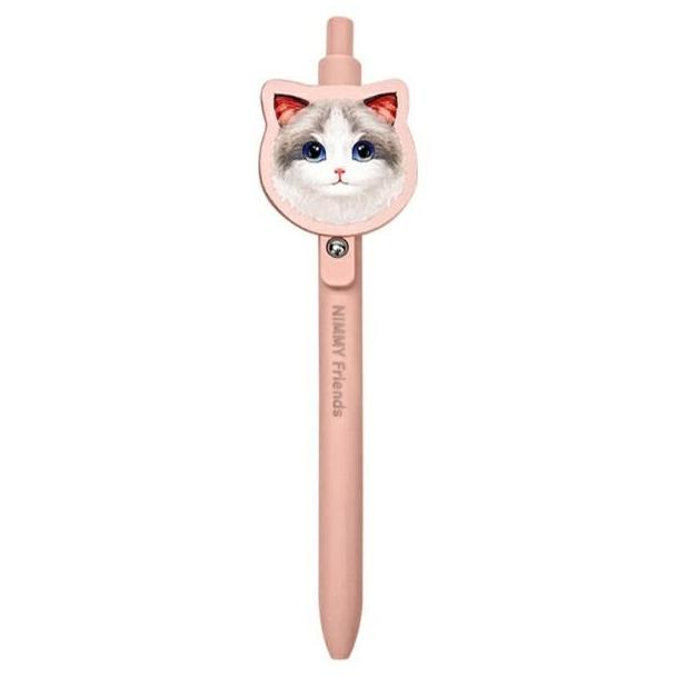 NIMMY zestaw 2w1 notatnik + długopis BIG EYED PET 2.0 Cat różowy