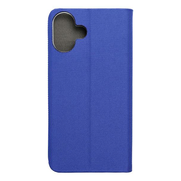 Etui z klapką na iPhone 16 PLUS Sensitive Book niebieskie