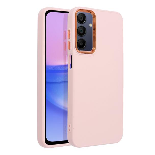 Futerał do Samsung A15 4G / A15 5G Frame pudrowy róż