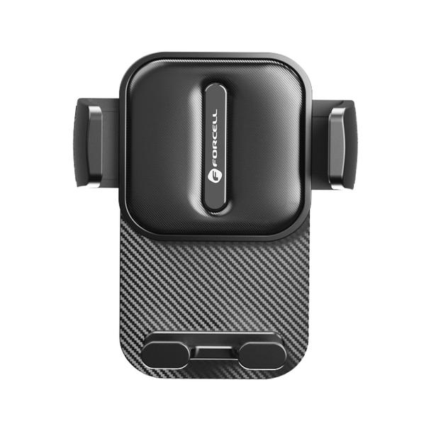 Uchwyt na telefon do samochodu uniwersalny Forcell F-Grip Guardian AV do kratki czarny