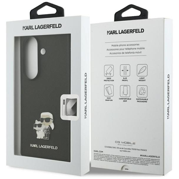 KARL LAGERFELD futerał do SAMSUNG Z Fold7 KLHCZFD7SAPKCNPK (Saffiano KC PIN) czarny