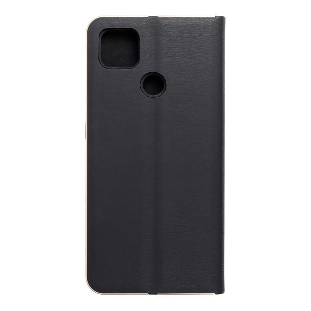 Etui z klapką na Xiaomi Redmi 9C / 9C NFC Luna Book Gold czarne