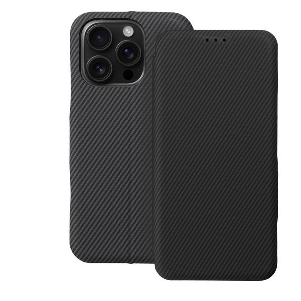 Etui z klapką na iPhone 16 PRO Folio Side Magnet szare