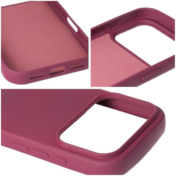 Etui na iPhone 18 Pro / 17 Pro Silicone burgundowy