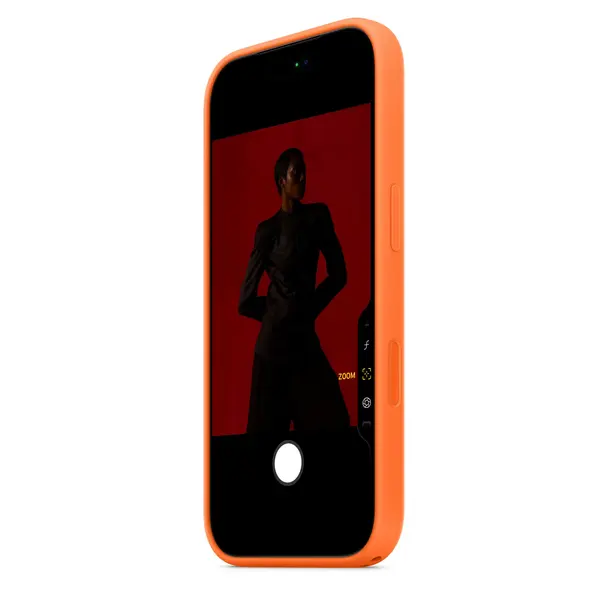 iPhone 17 Pro Silicone Case with MagSafe – Orange 0INT