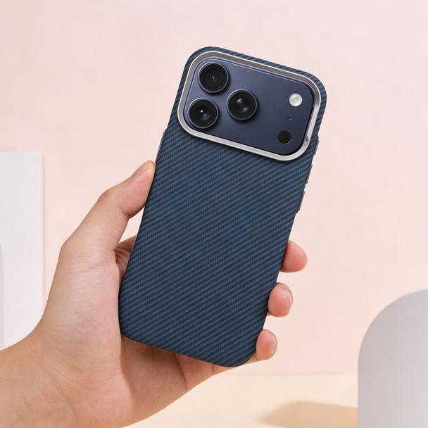 Etui na iPhone 18 Pro / 17 Pro K-Look zgodne z MagSafe niebieskie