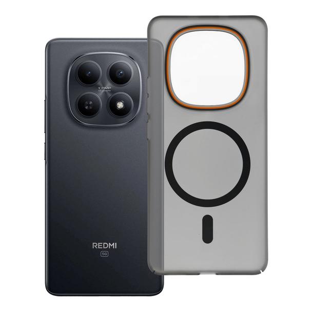 Etui na Xiaomi Redmi Note 15 5G Go Orange zgodne z MagSafe czarne