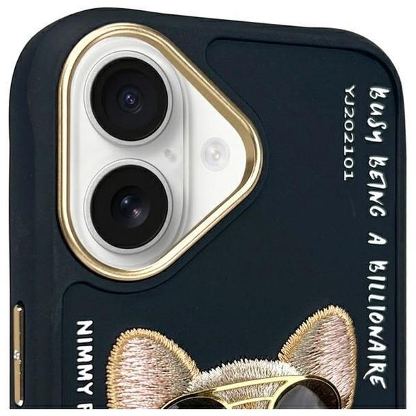 NIMMY futerał GLASSES COOL DOG do IPHONE 16 czarny