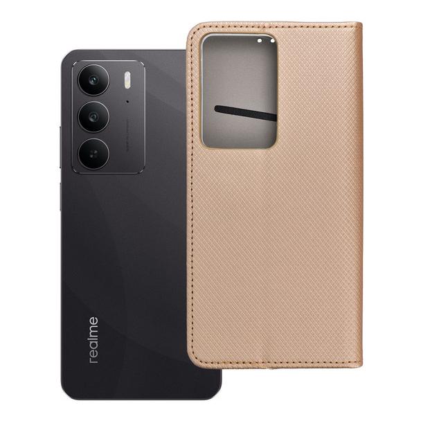 Etui z klapką na Realme C75 Smart Case Book złote