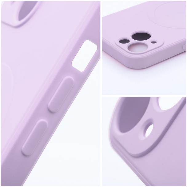 Etui na Samsung S26 FE Silicone Mag Cover zgodne z MagSafe (camera protection) różowe