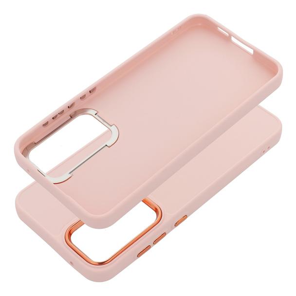 Futerał do Samsung A55 5G Frame pudrowy róż