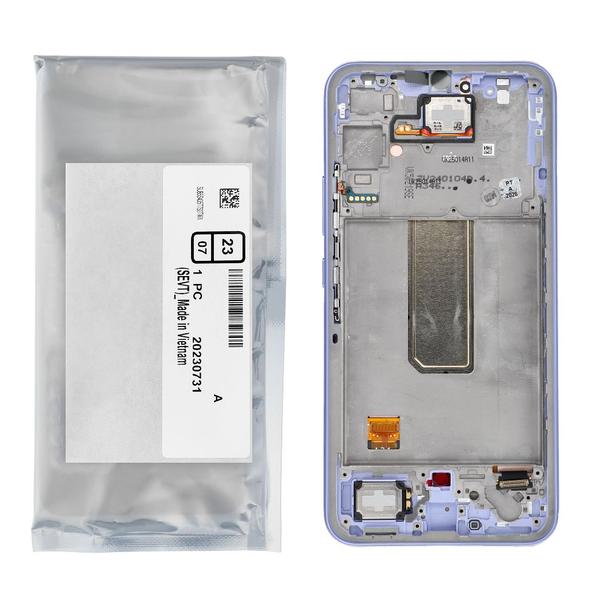 ServicePack Wyświetlacz LCD SAMSUNG A34 5G A346B Purple GH82-31200D