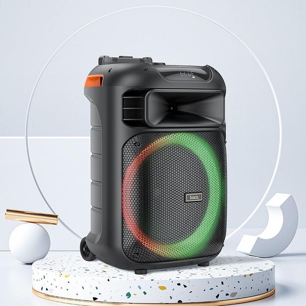 Zestaw do karaoke bluetooth 60W 7h Hoco HA5 czarny